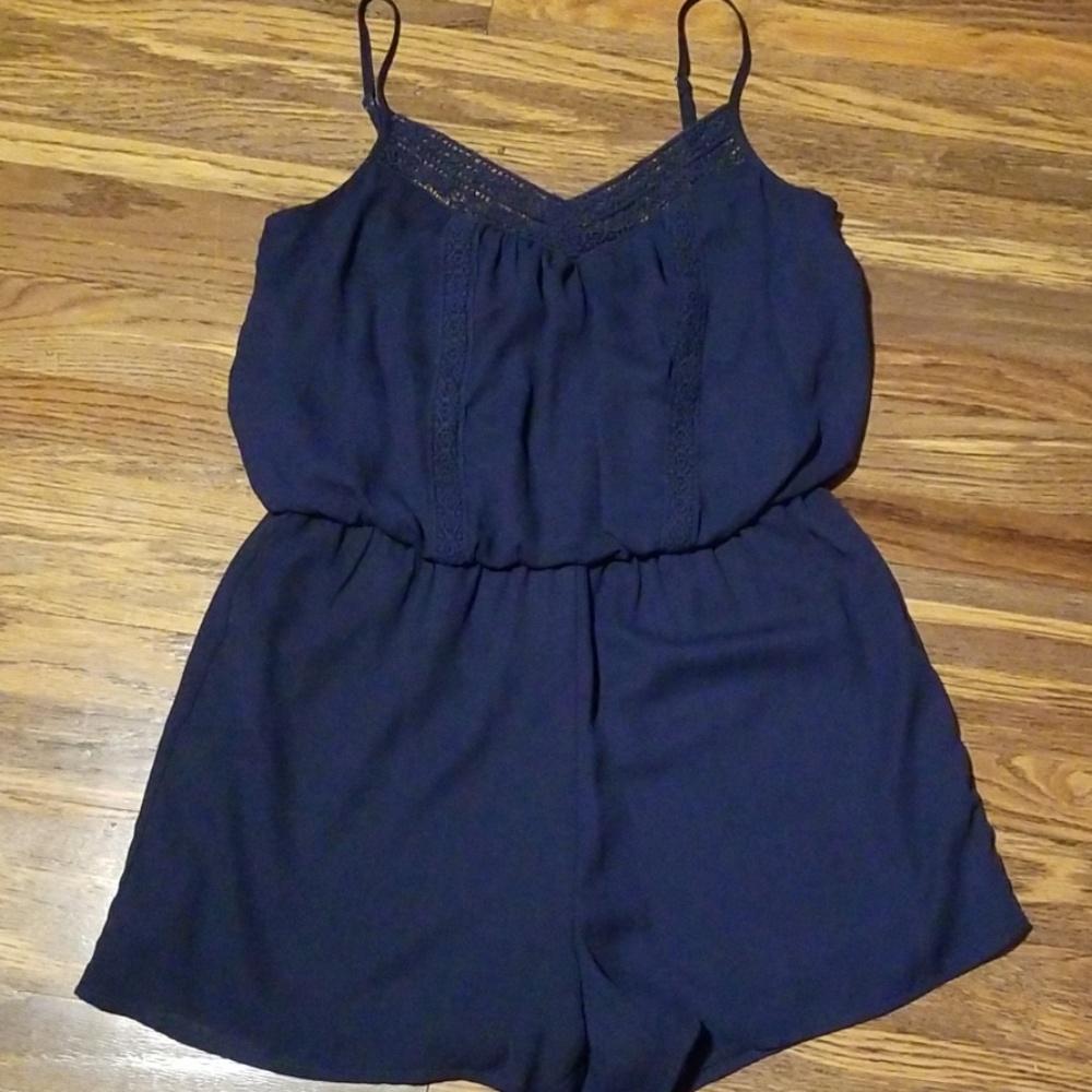 Navy romper